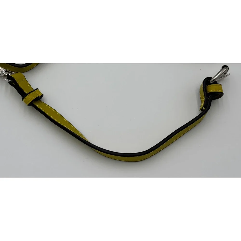 Steve Madden Mustard Yellow Top Handle Satchel Bag Silver Hardware